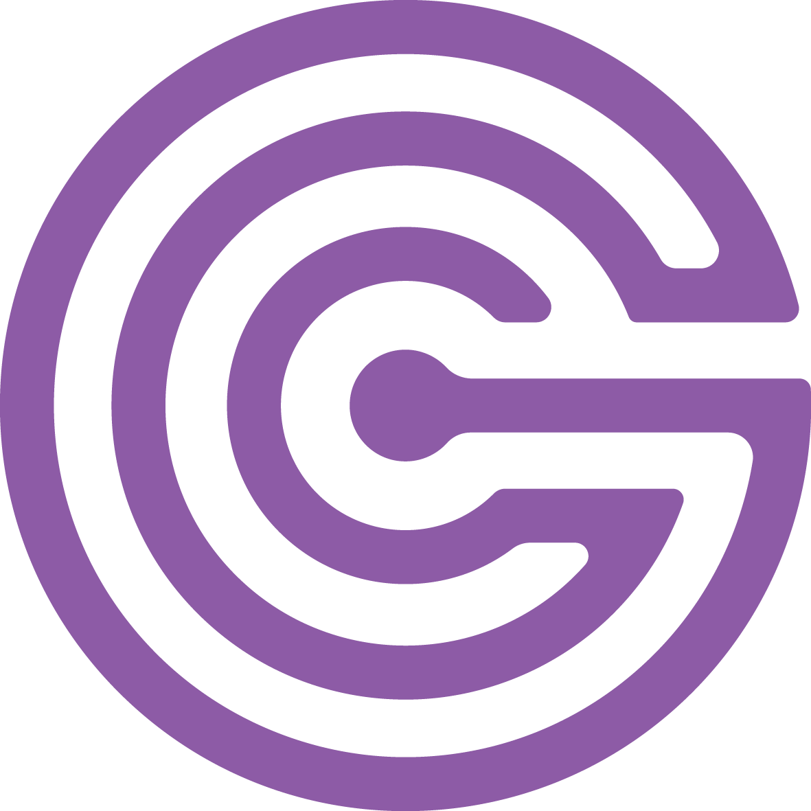 GCC Round purple logo